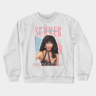 Donna Summer /\/ Retro Style Fan Art Design Crewneck Sweatshirt